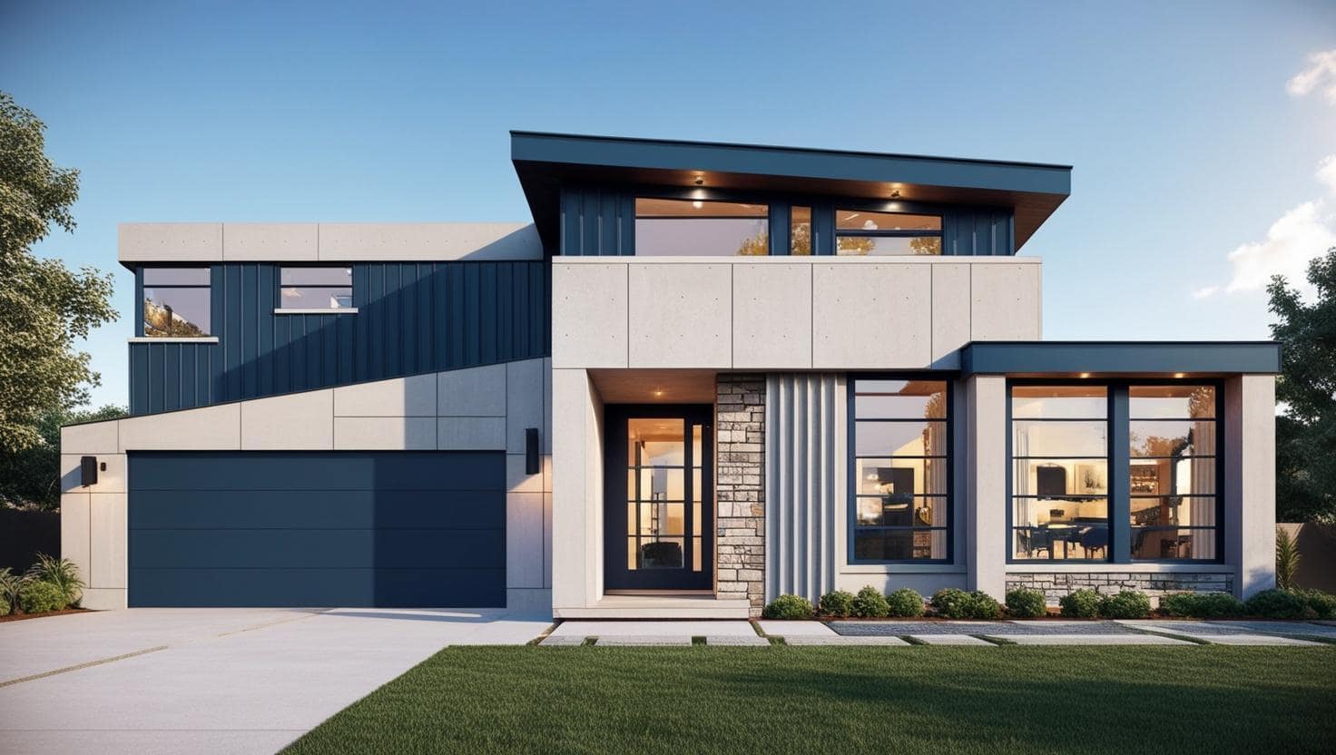 Tips untuk mendesain rumah dengan Eksterior yang modern dan kokoh